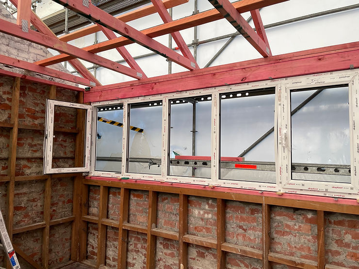 New bedroom window with tilt and turn opening sash