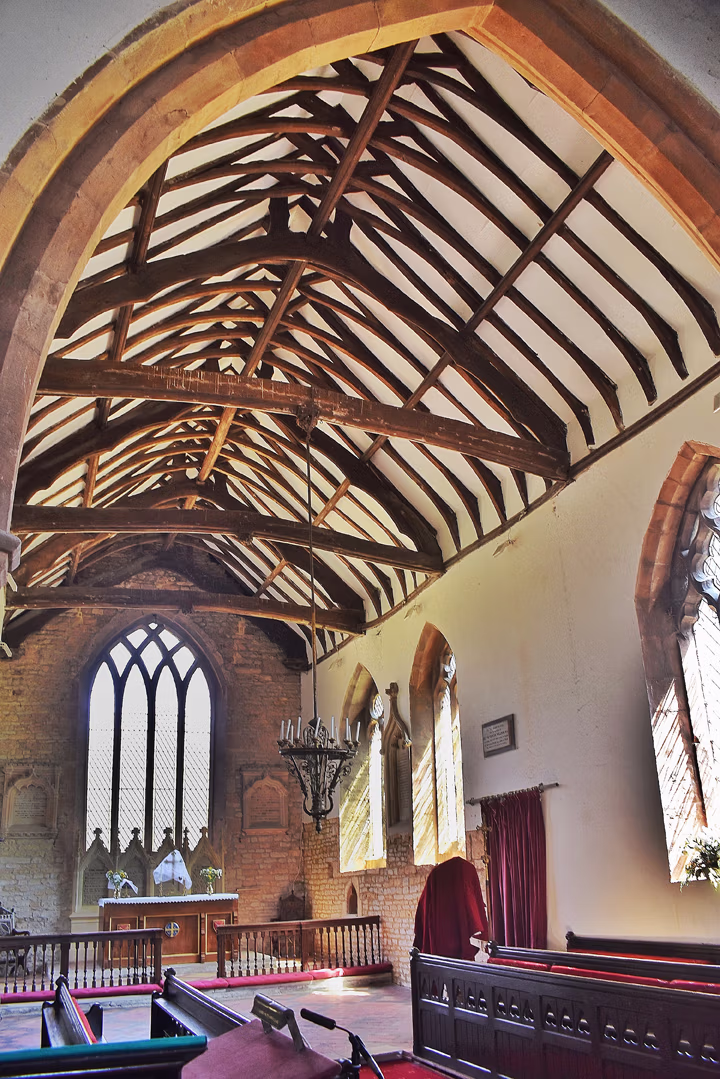 Chancel inside St Peter’s Church, Grandborough