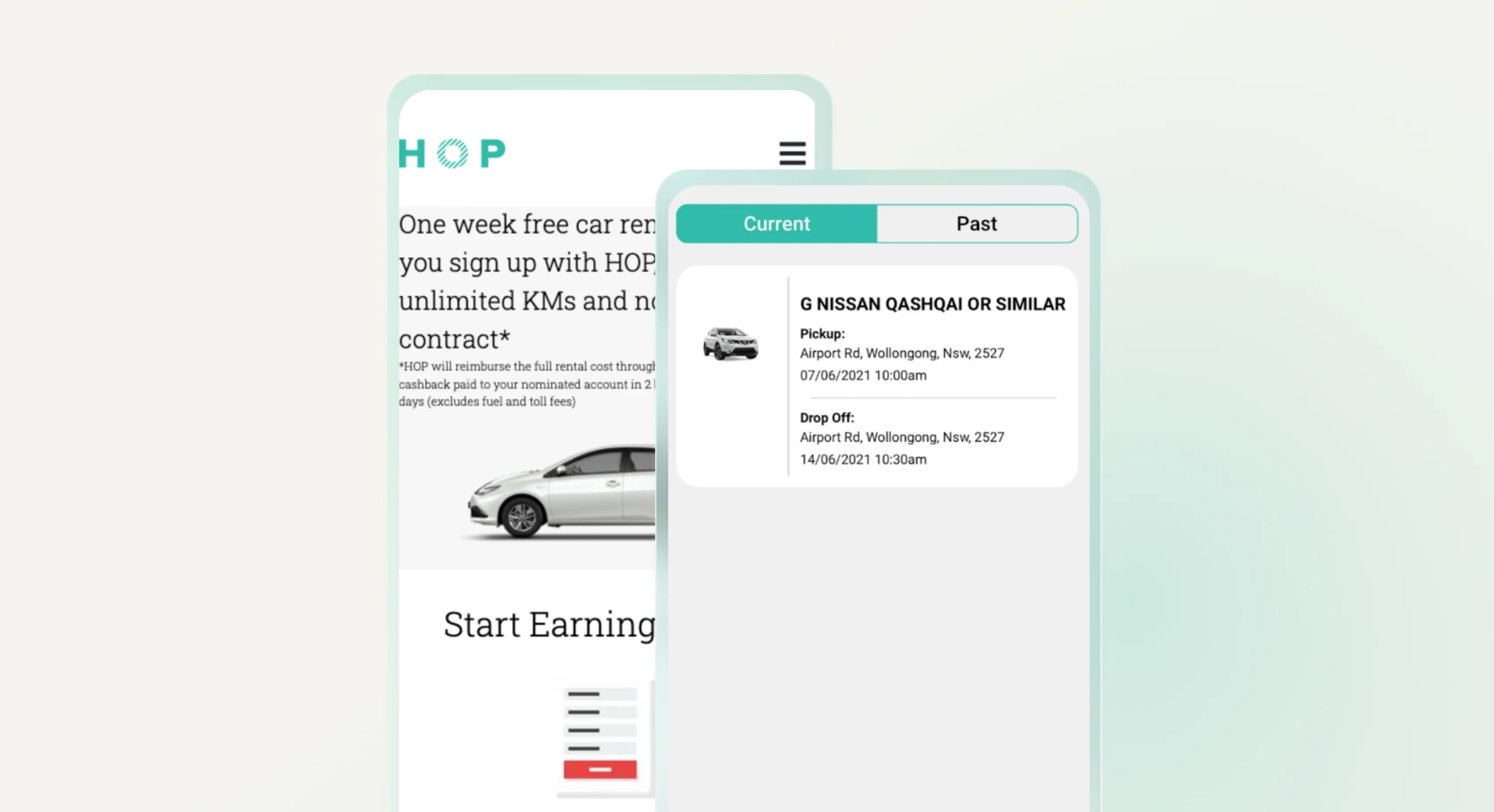 HOP product interface from the Devika case study.