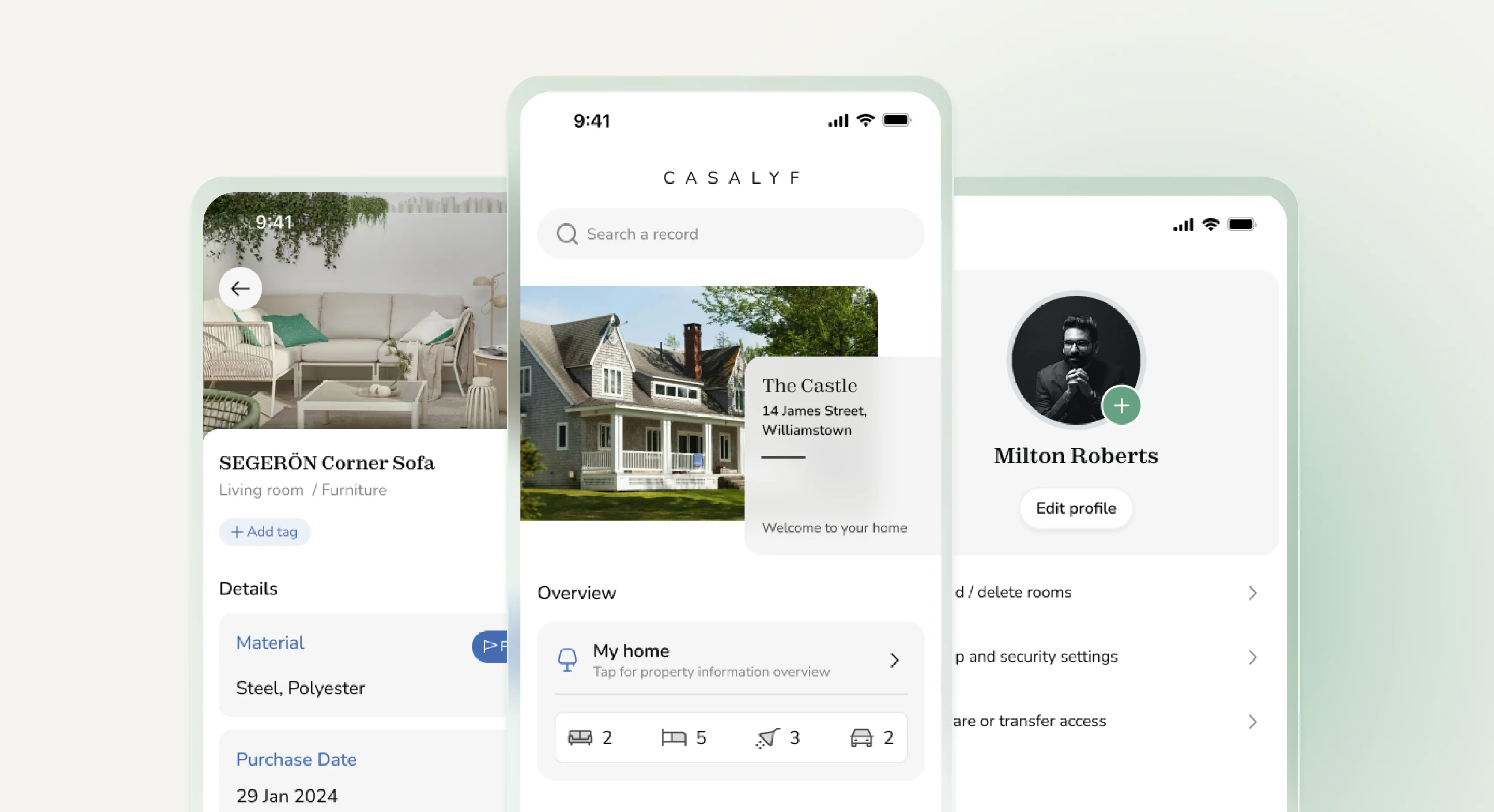 Casalyf product interface from the Devika case study.