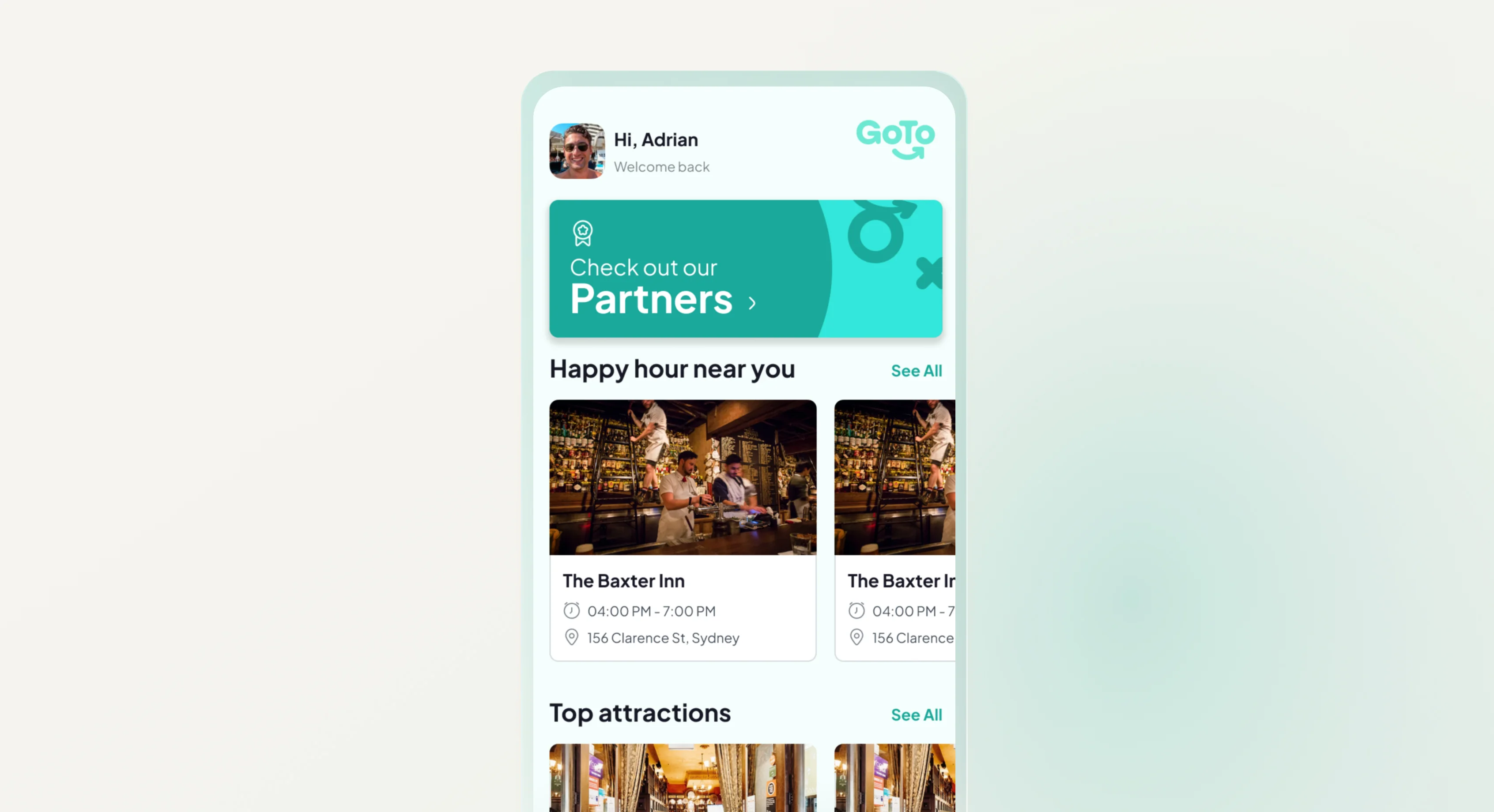 GoTo product interface from the Devika case study.