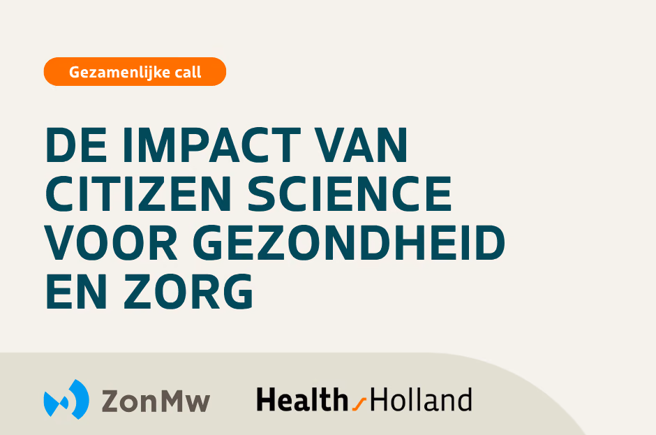 De impact van Citizen Science voor Gezondheid en Zorg