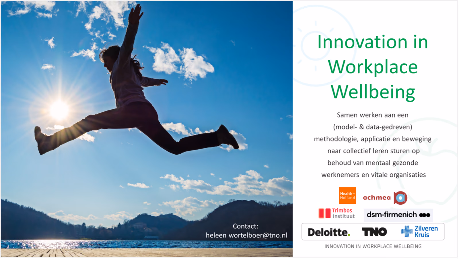 Innovations in Workplace Well-being (phase 3)