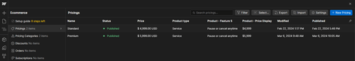 Subscription X - Webflow Template And UI Kit Ecommerce Collection