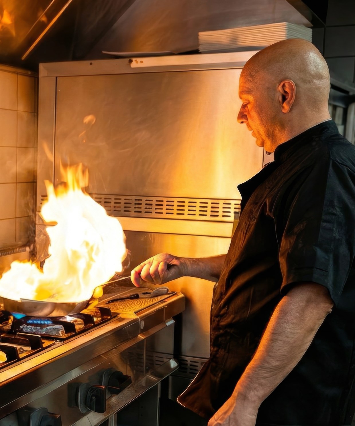 Christophe, chef cuisinier à L'Etna