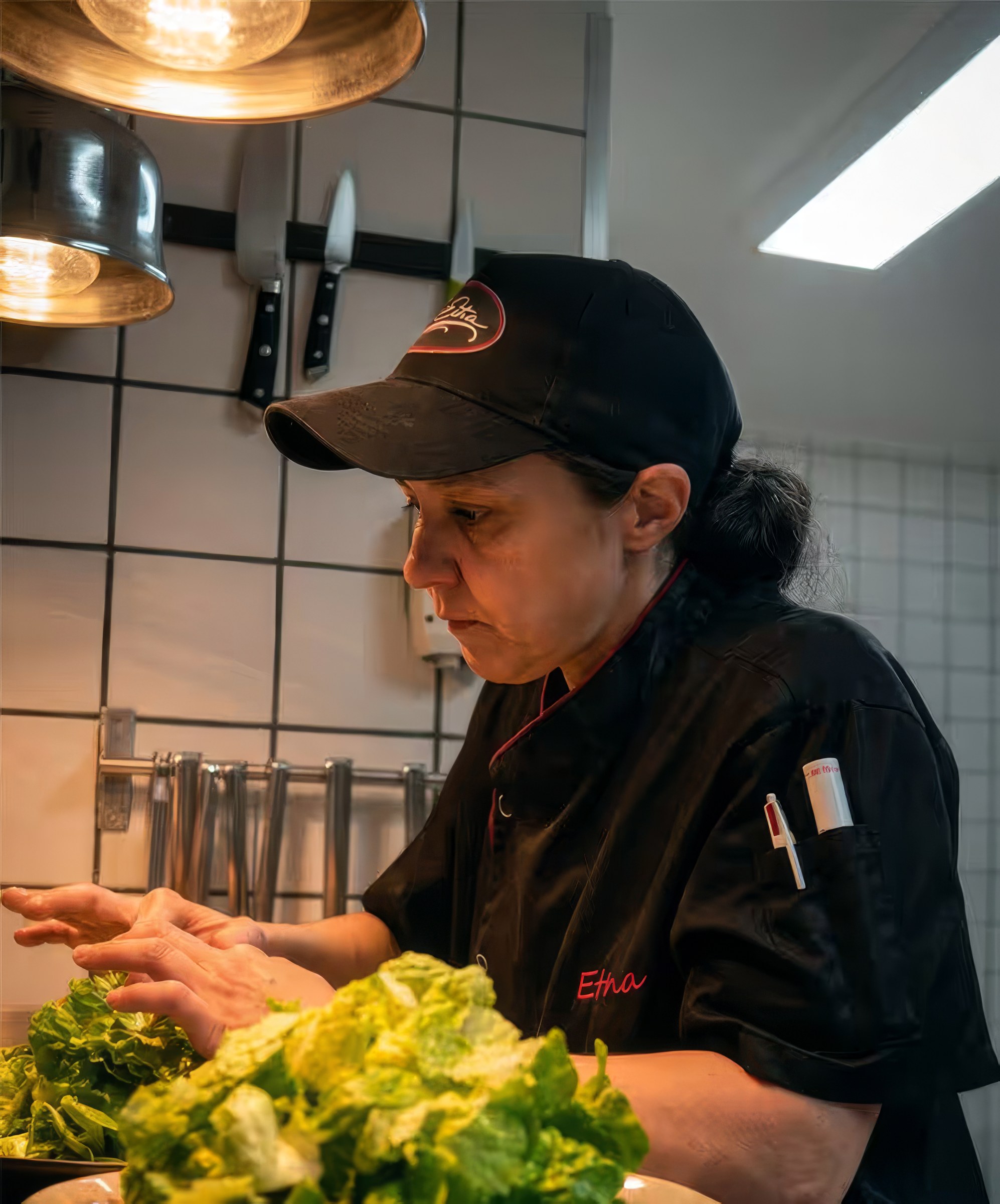 Aurore, seconde de cuisine à L'Etna