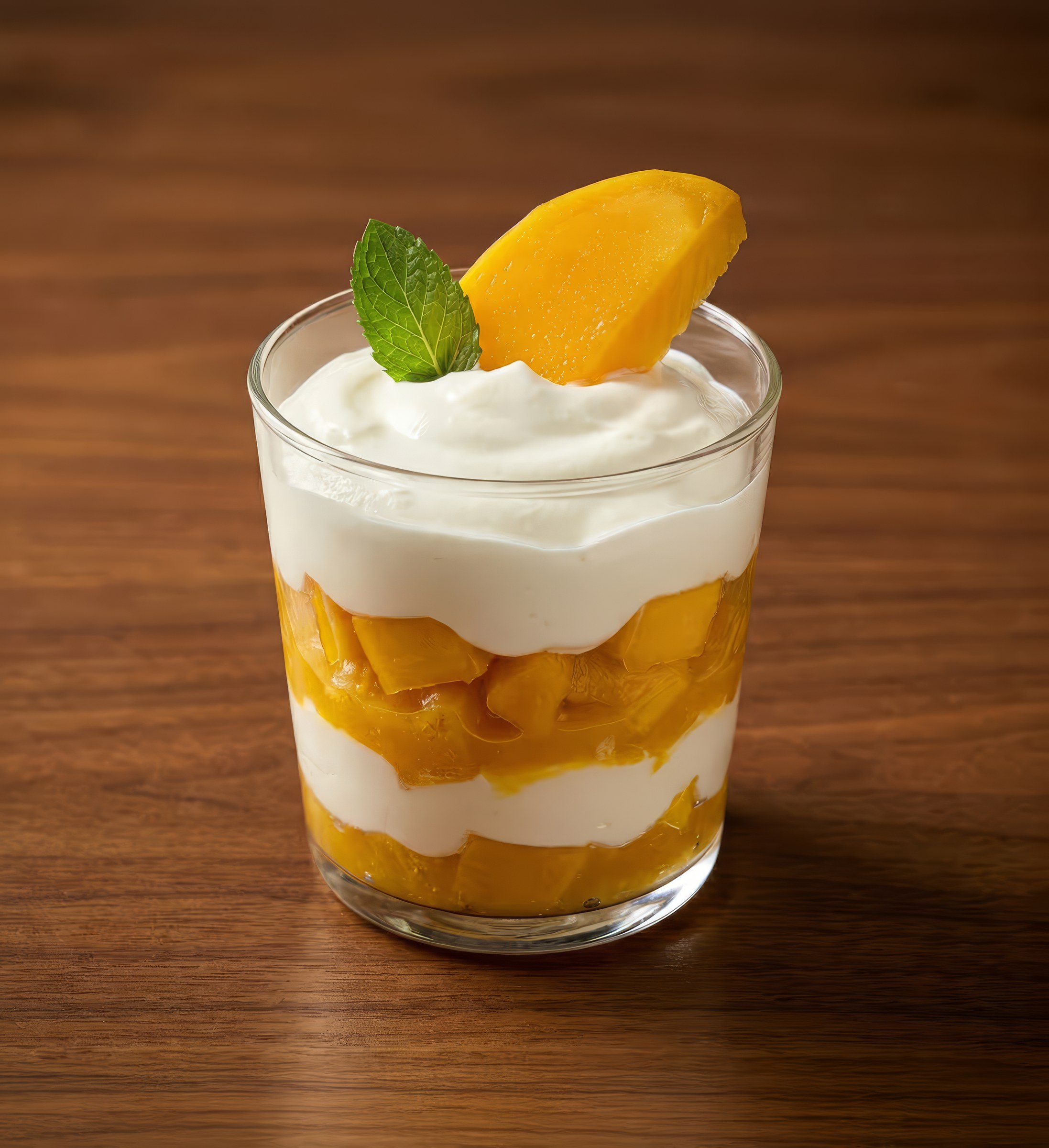 Verrine à la pêche