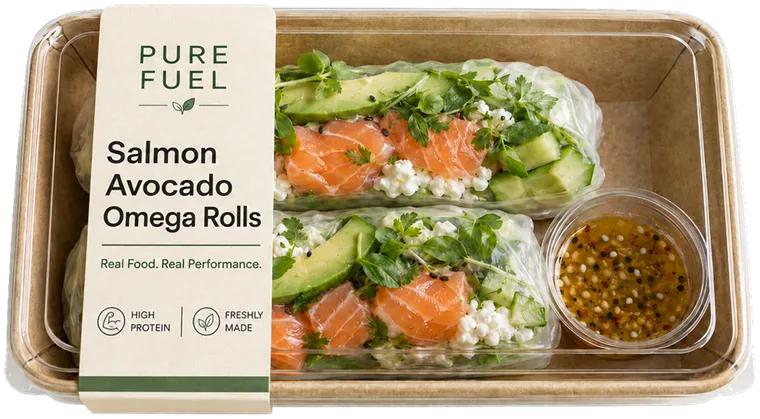 Salmon Avocado Omega Rolls