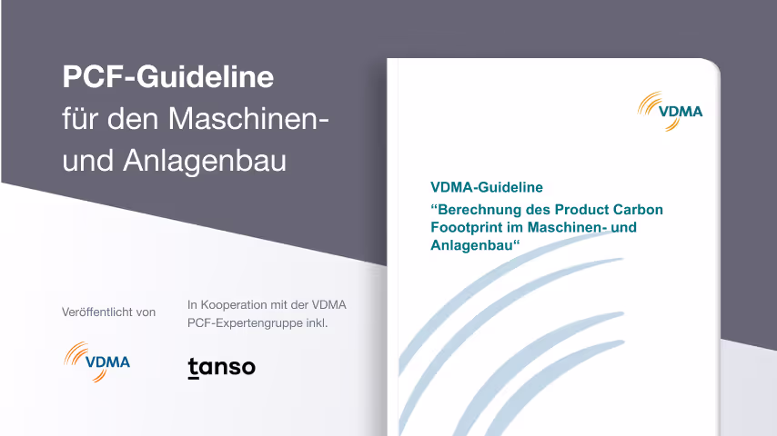 Schaubild der Guidelines für Product Carbon Footprint Berechnung.