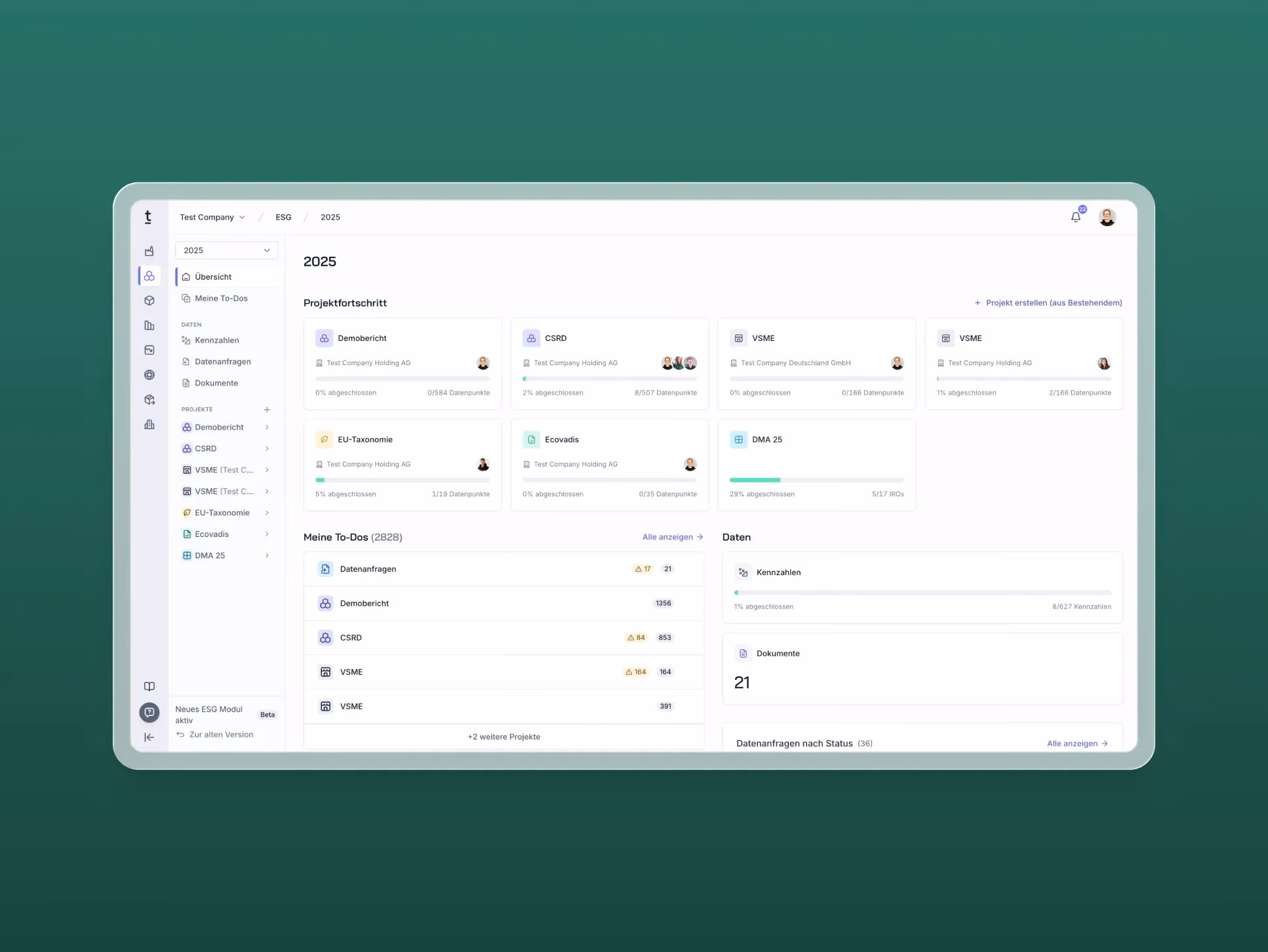 Tanso's new ESG module