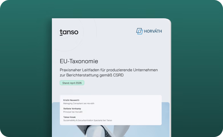 Seite für den Downdload des Guide zur EU-Taxonomie