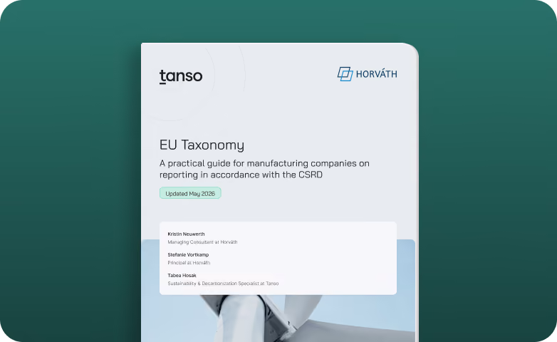 Page for downloading the EU Taxonomy Guide