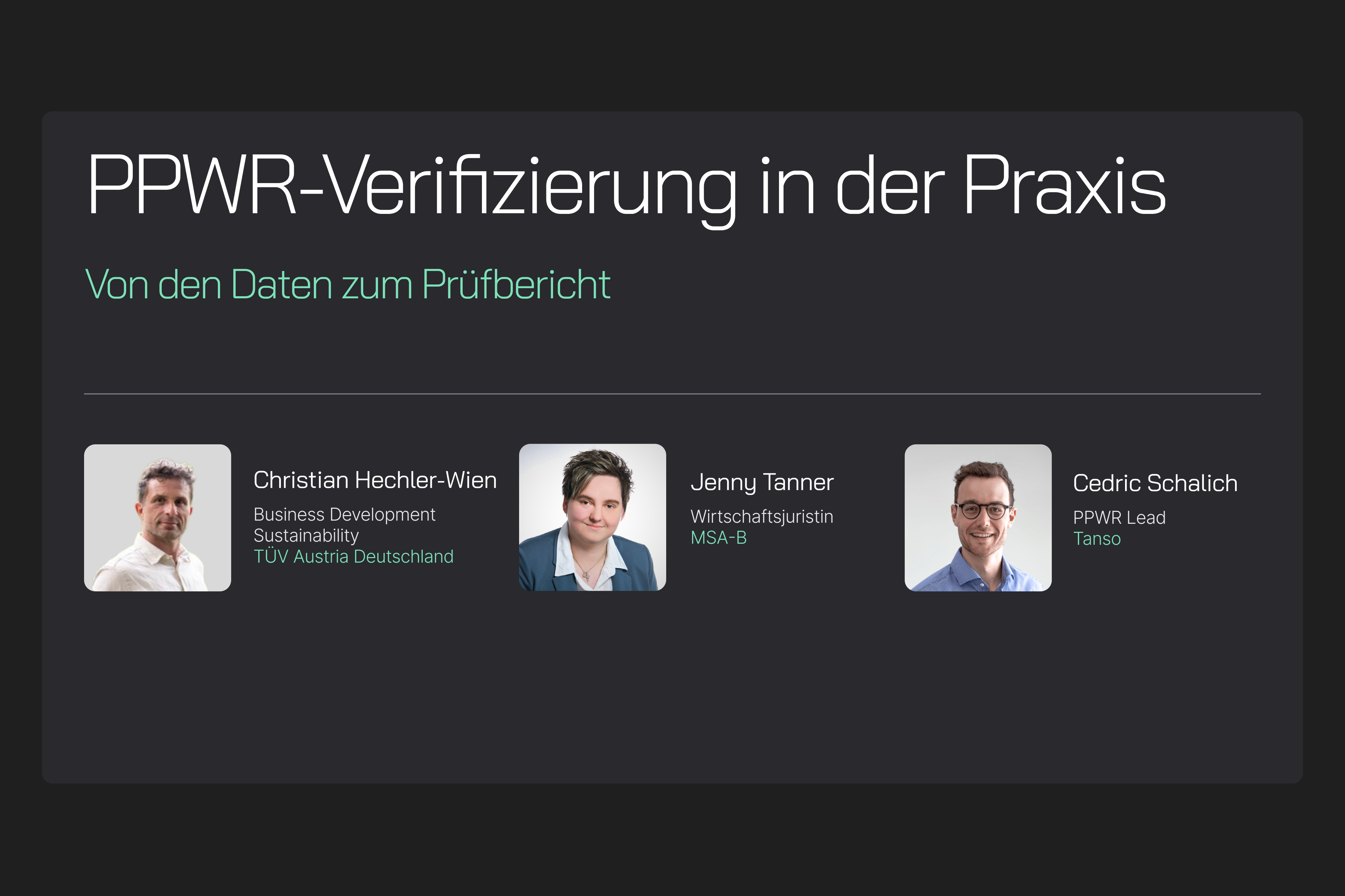 PPWR Verification in Practice