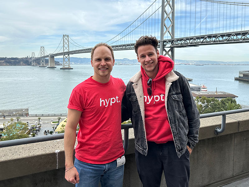 Tobias und Pascal in San Francisco