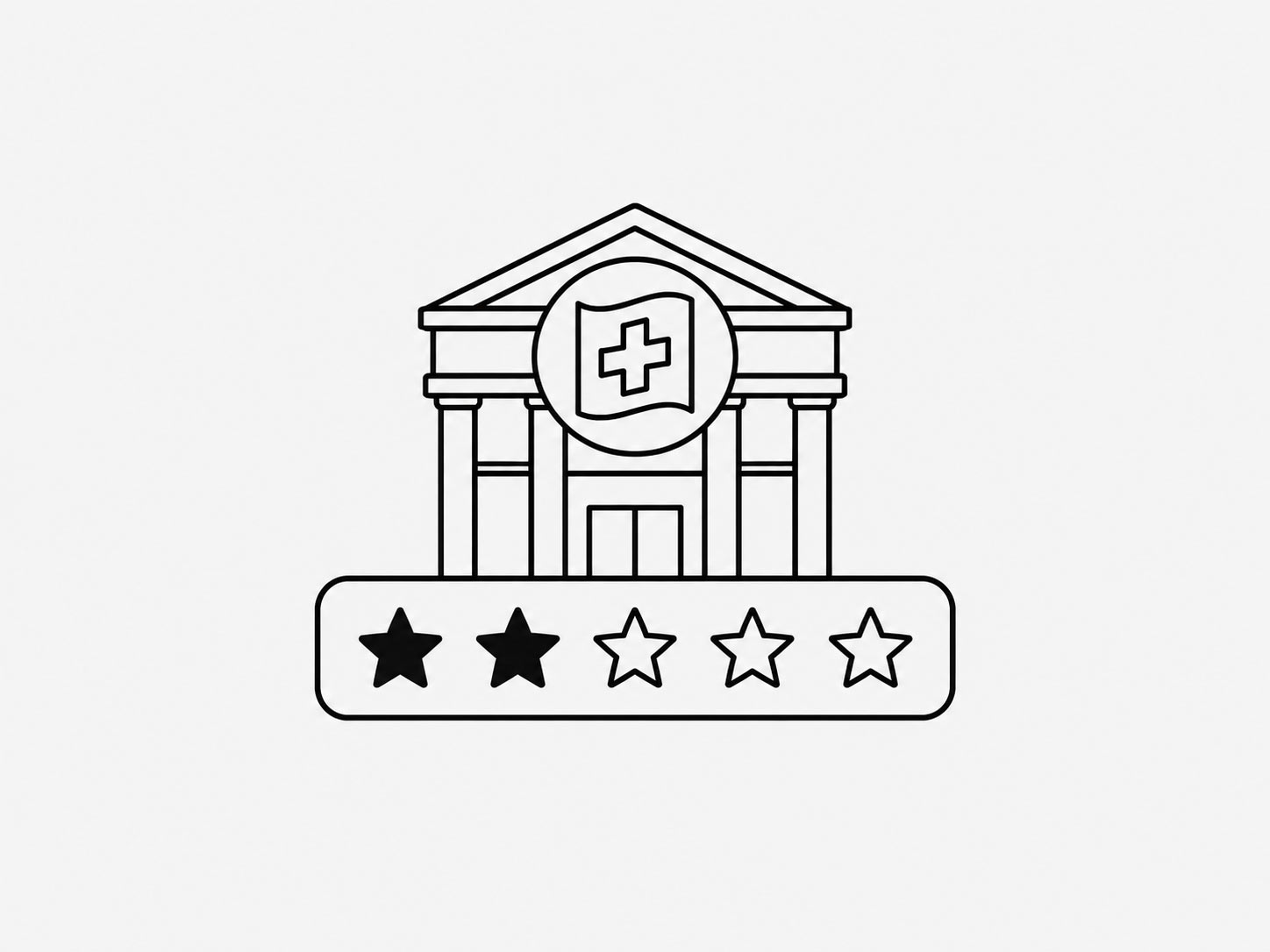 Banken Emoji, 2 von 5 Sterne Bewertung