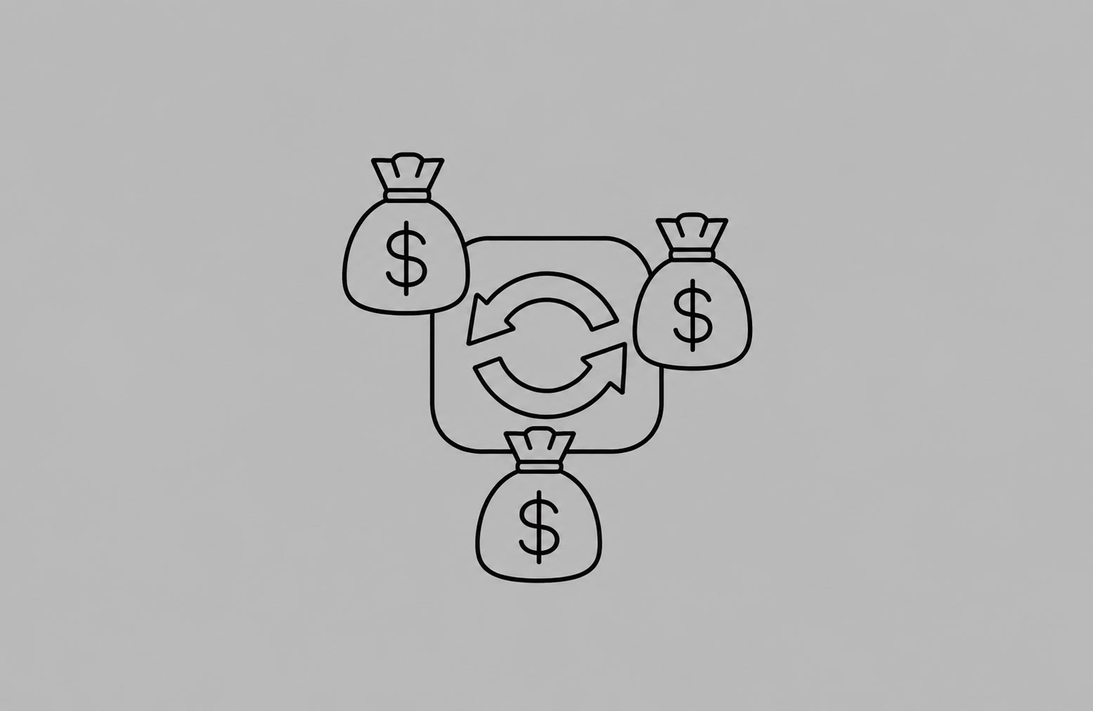 Ein Geld-Kreislauf