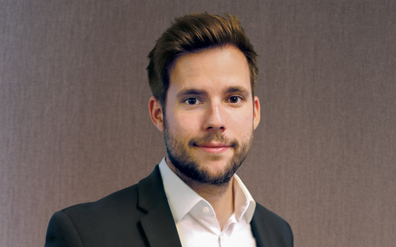 Philip Bantel der Raiffeisen Landesbank Vorarlberg