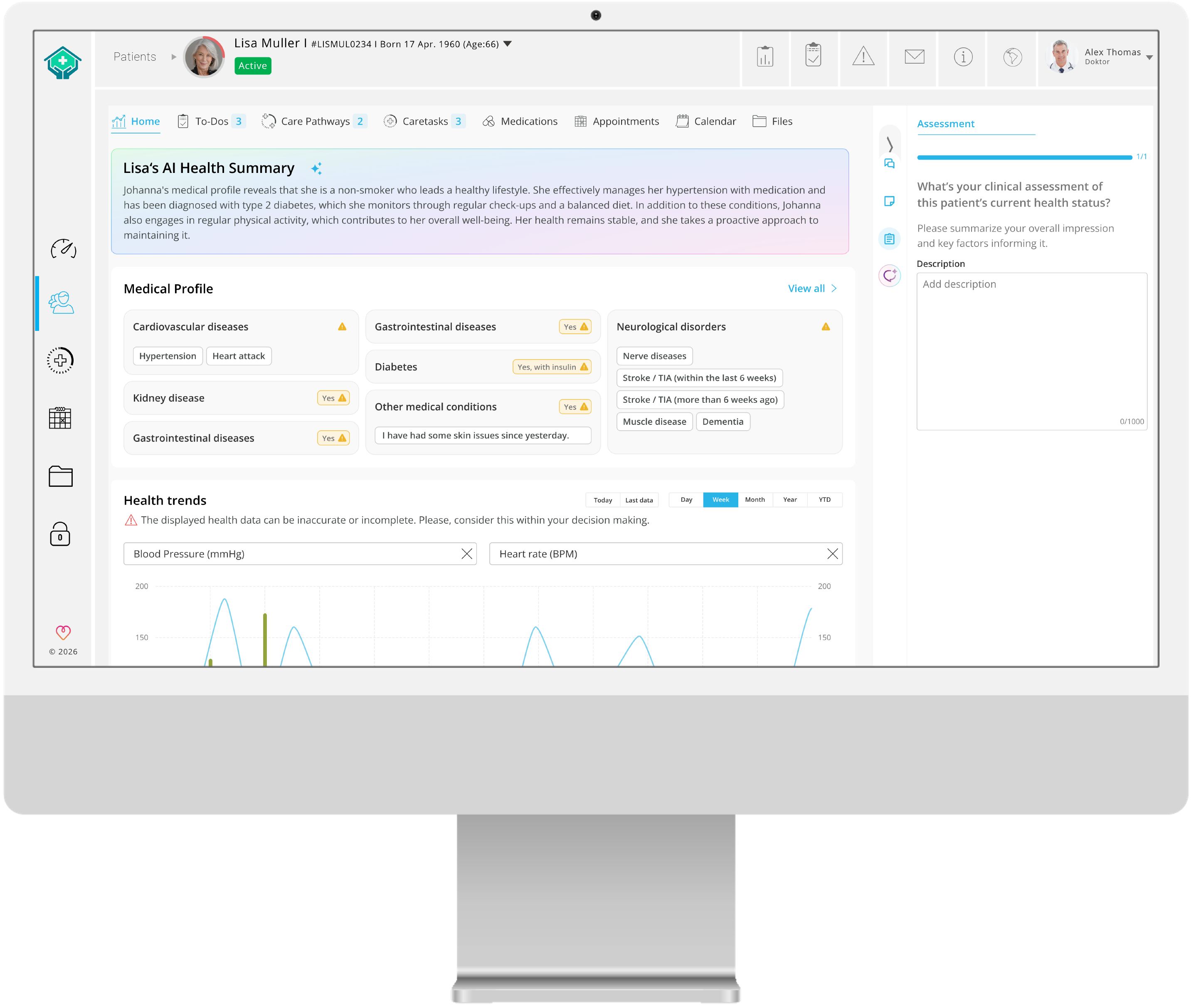 Doctor dashboard placeholder 2