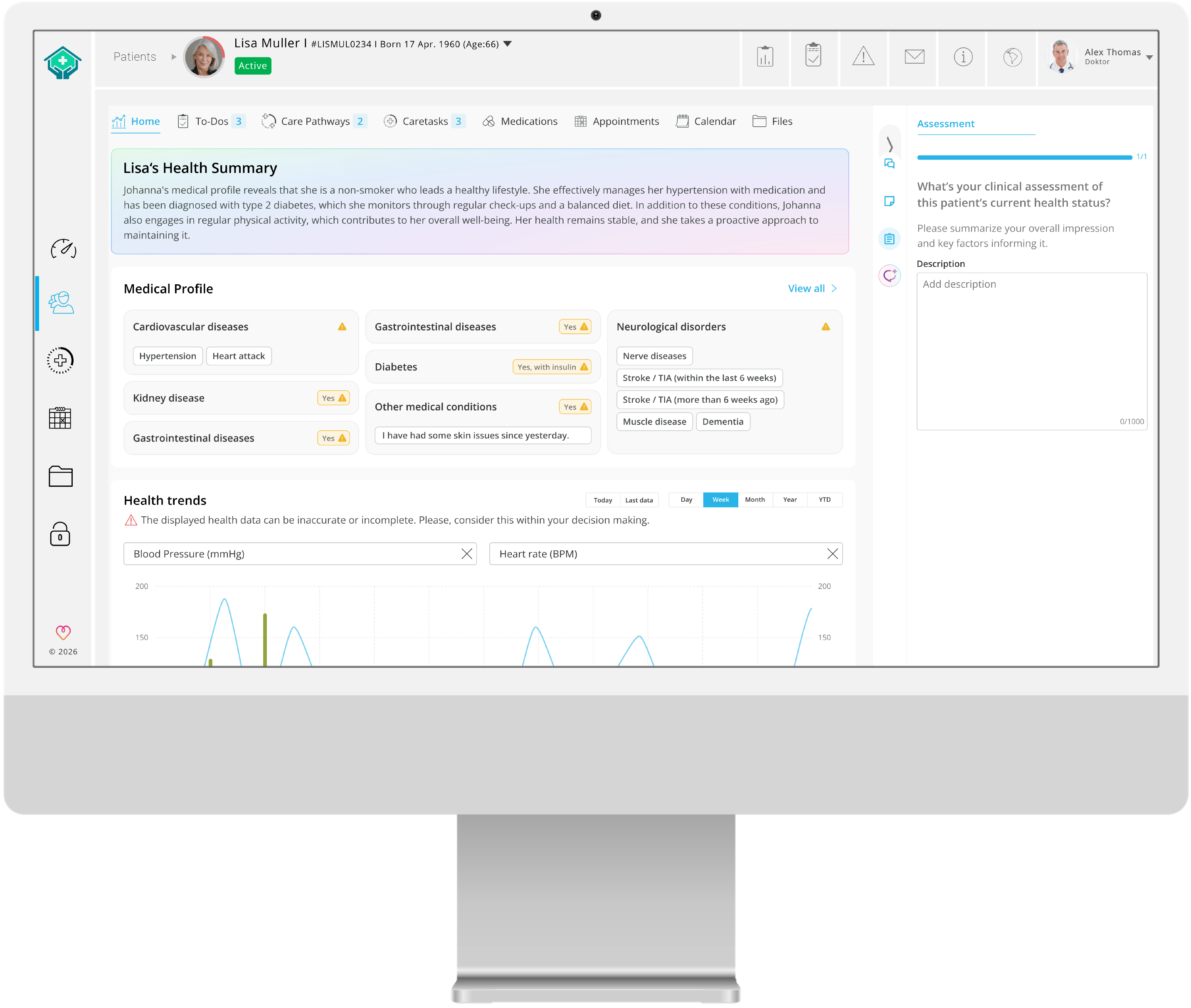 Doctor dashboard placeholder 2