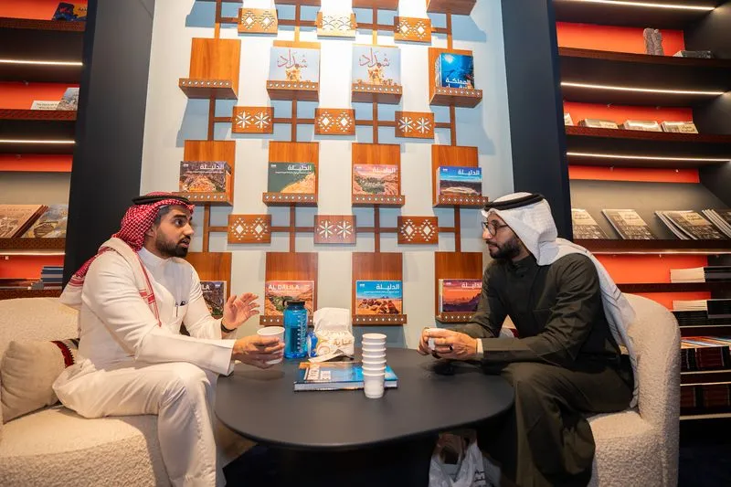 جناح ناشر في معرض الرياض