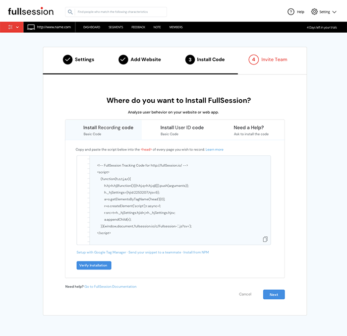 How To Install FullSession On BigCommerce