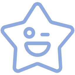 Shooting star icon representing results