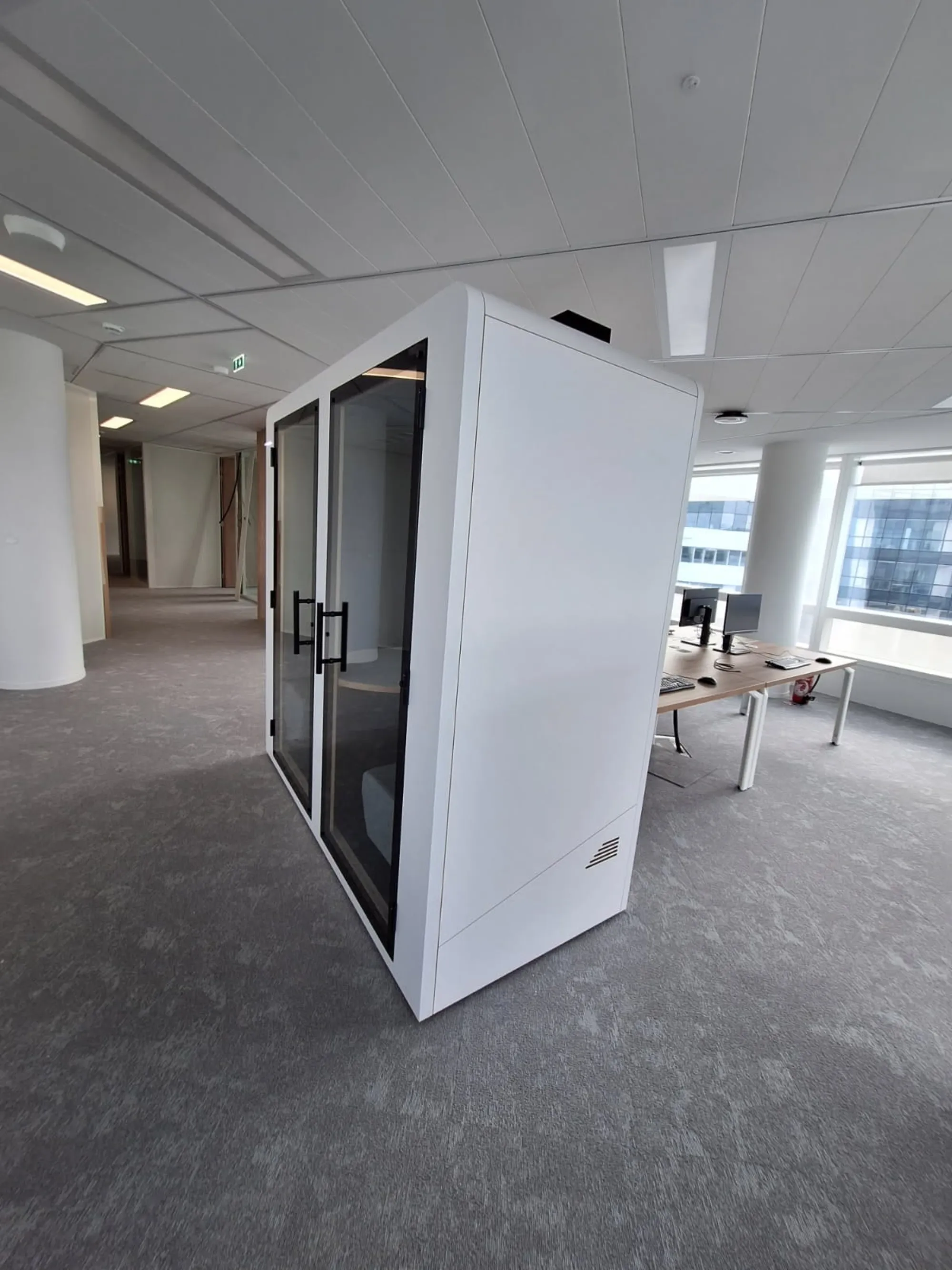 Cabine acoustique Duo pour le travail à deux