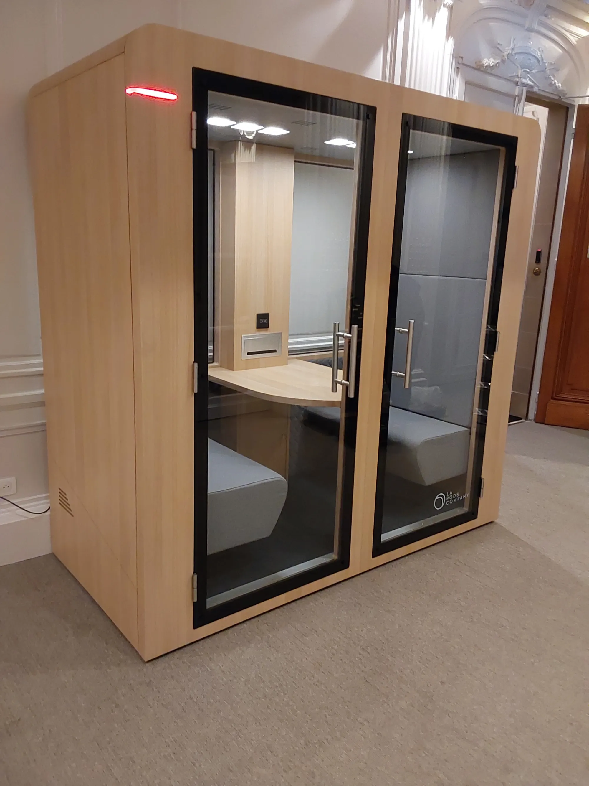 Cabine Duo reconditionnée vue de côté