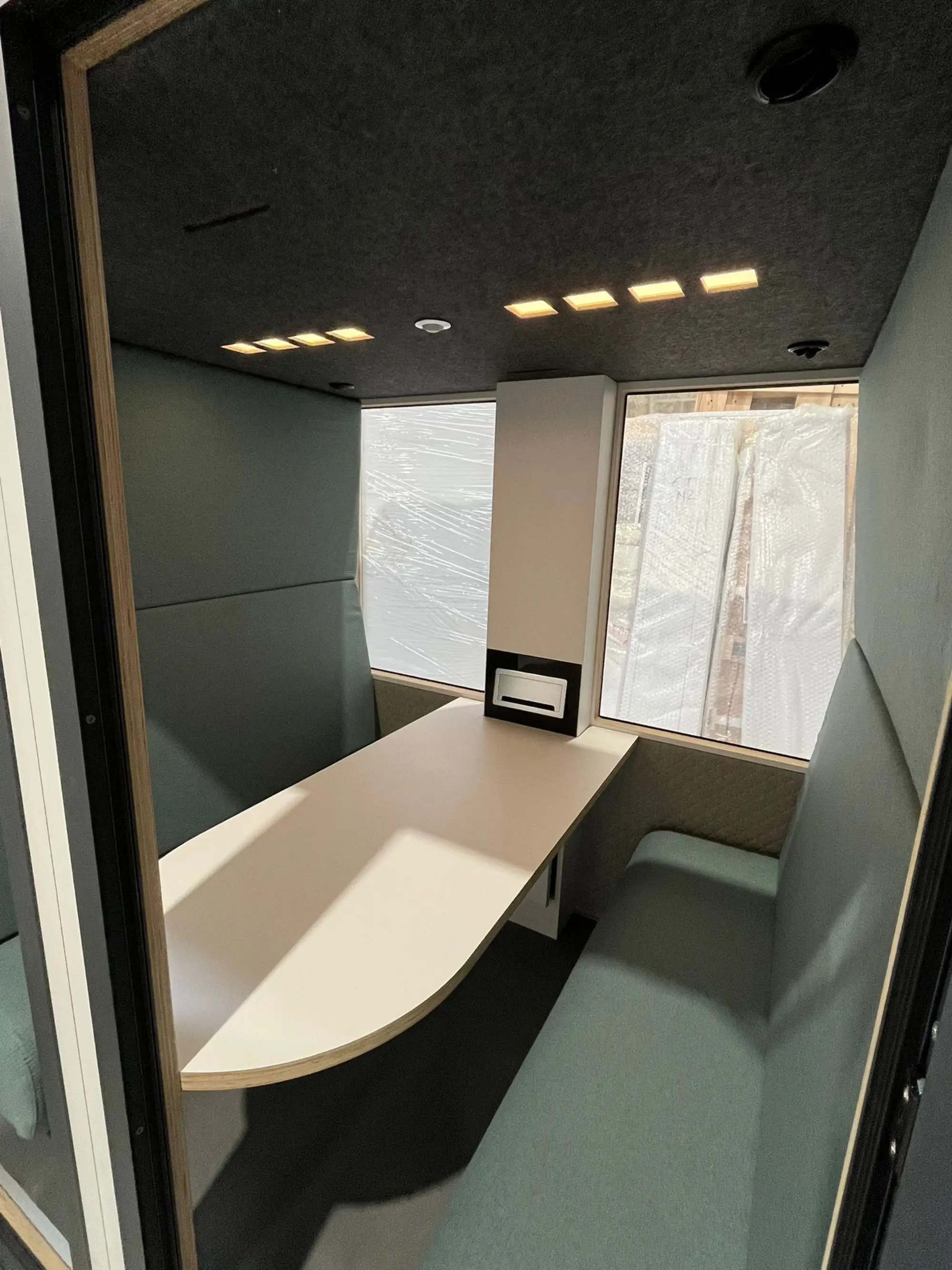 Cabine Quatro Confort reconditionnée, intérieur vert