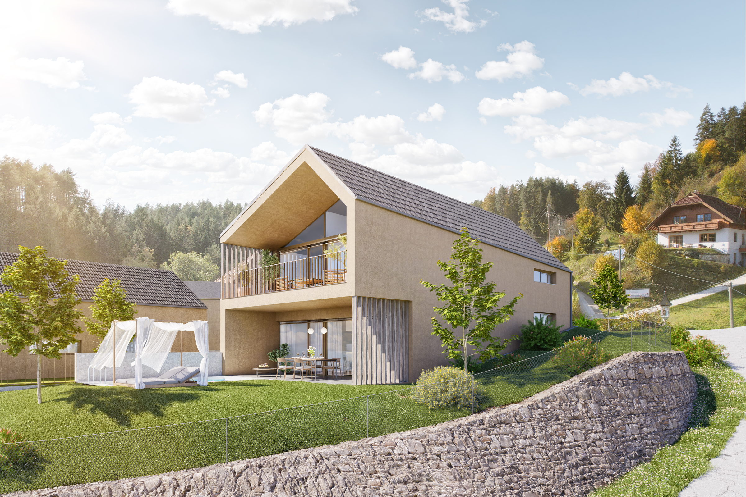 Villa Summit – Terrasse mit Ausblick