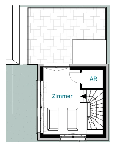 Variante 1 – 3. Obergeschoss