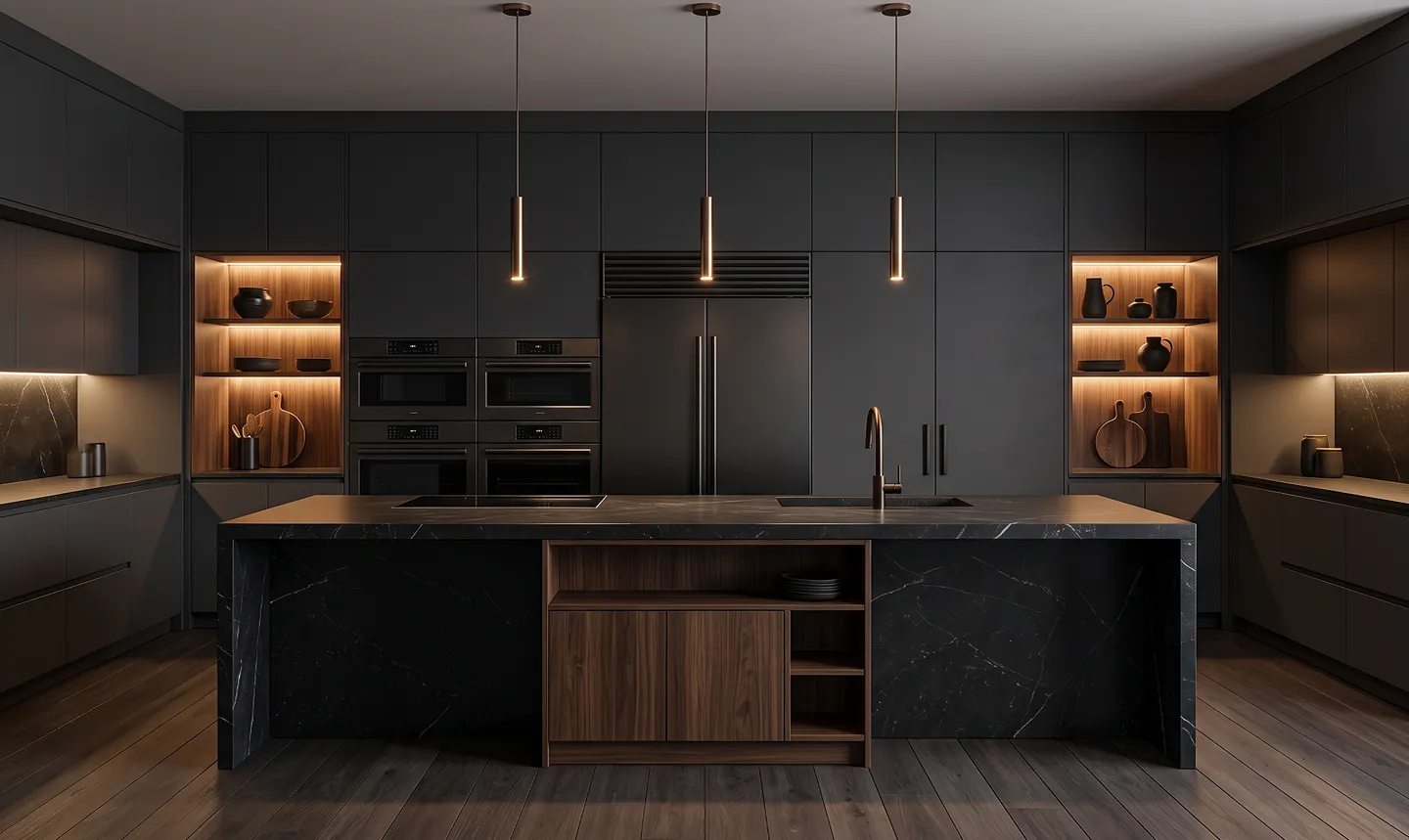 Home interior remodeled by New Castle Construction