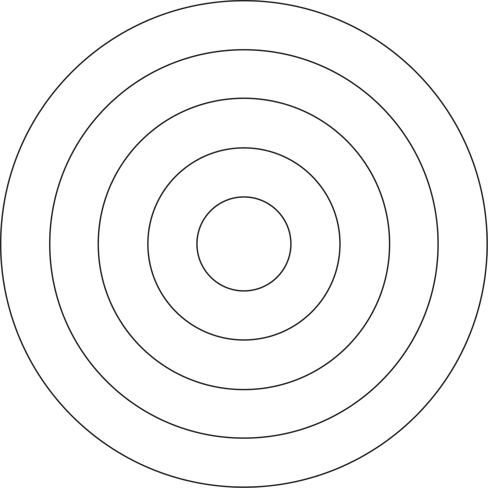 Decorative background shape