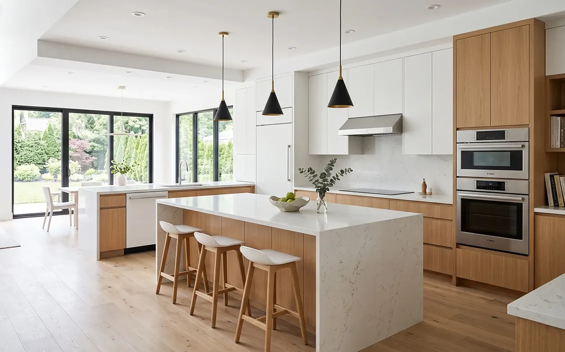 Recent kitchen transformation by New Castle Construction