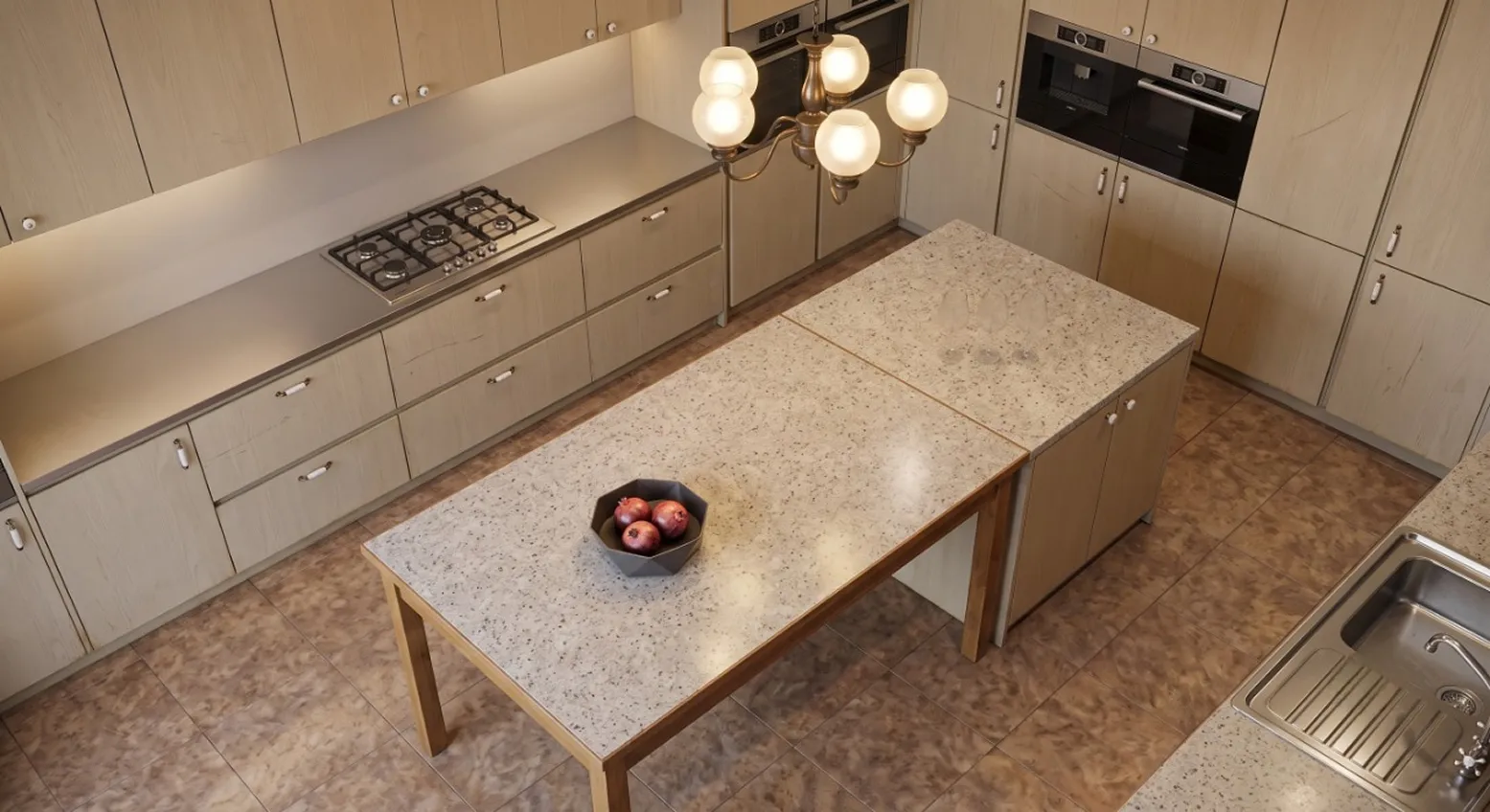 Kitchen before remodeling by New Castle Construction