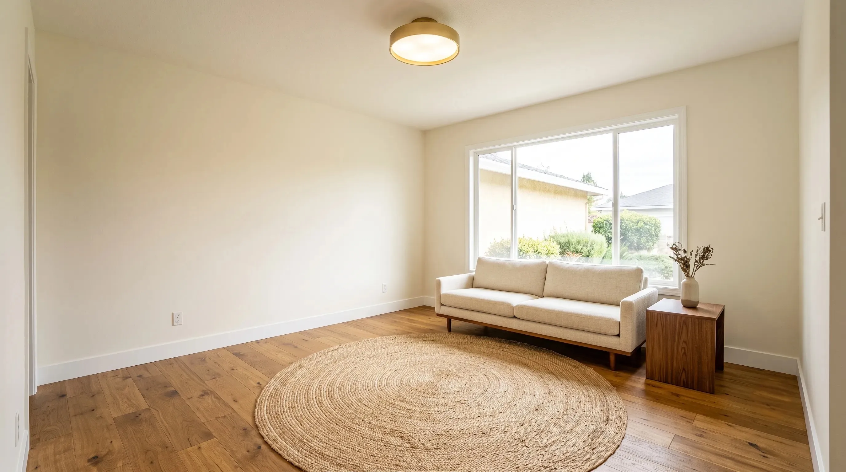 Interior space after remodeling by New Castle Construction