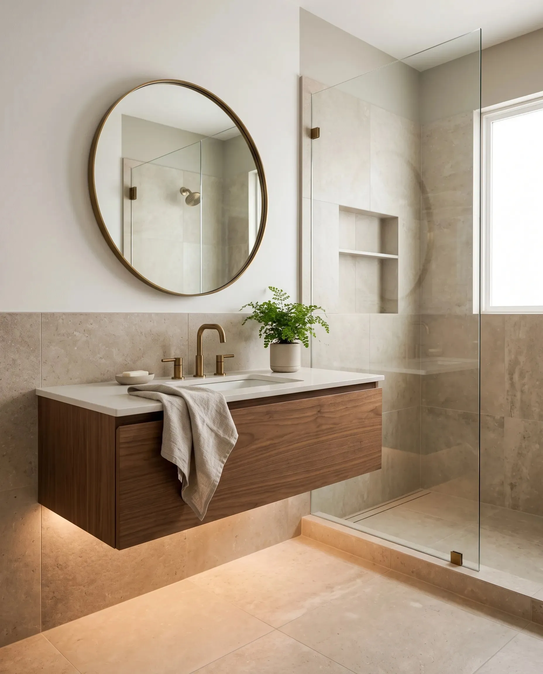 Bathroom remodeling by New Castle Construction