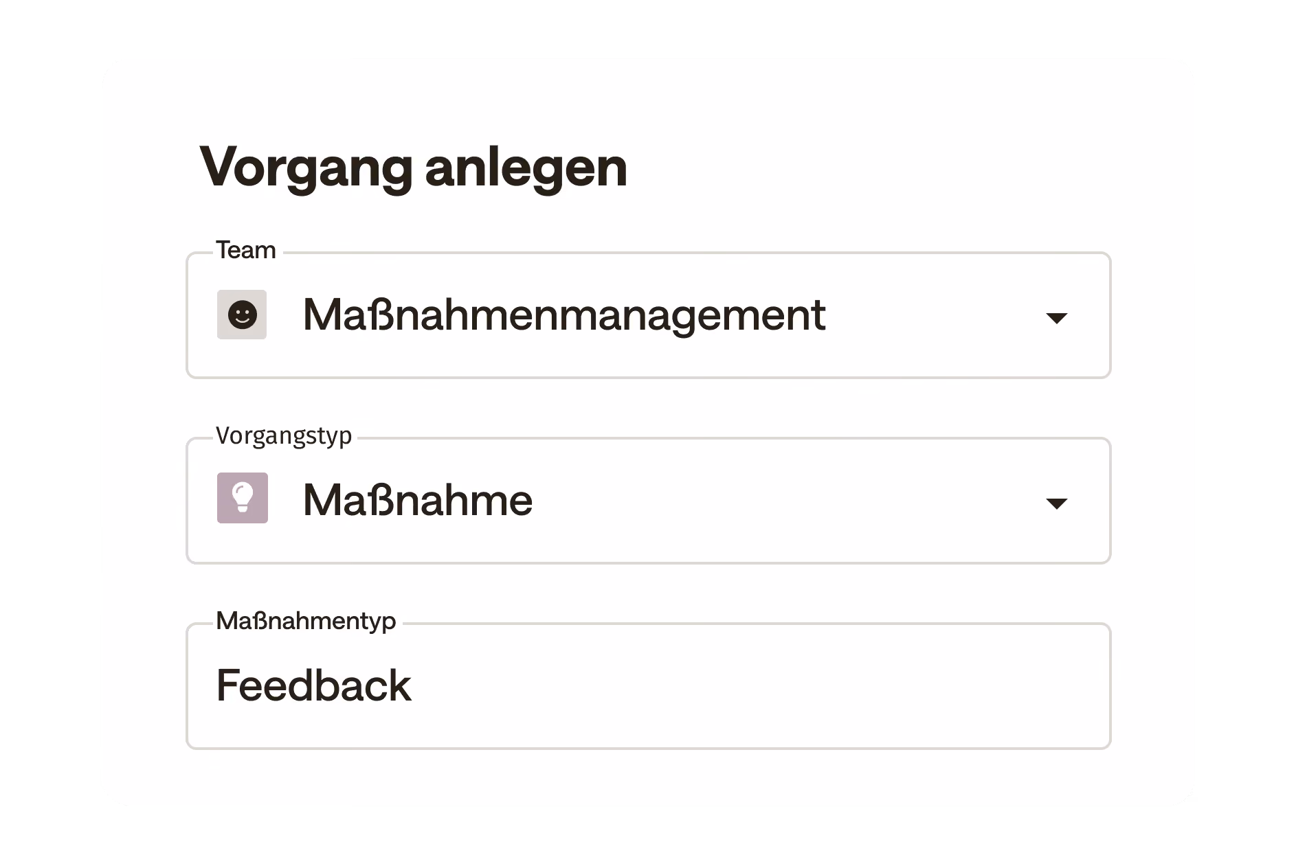 Eingabemaske zum Erstellen einer neuen Auditvorlage
