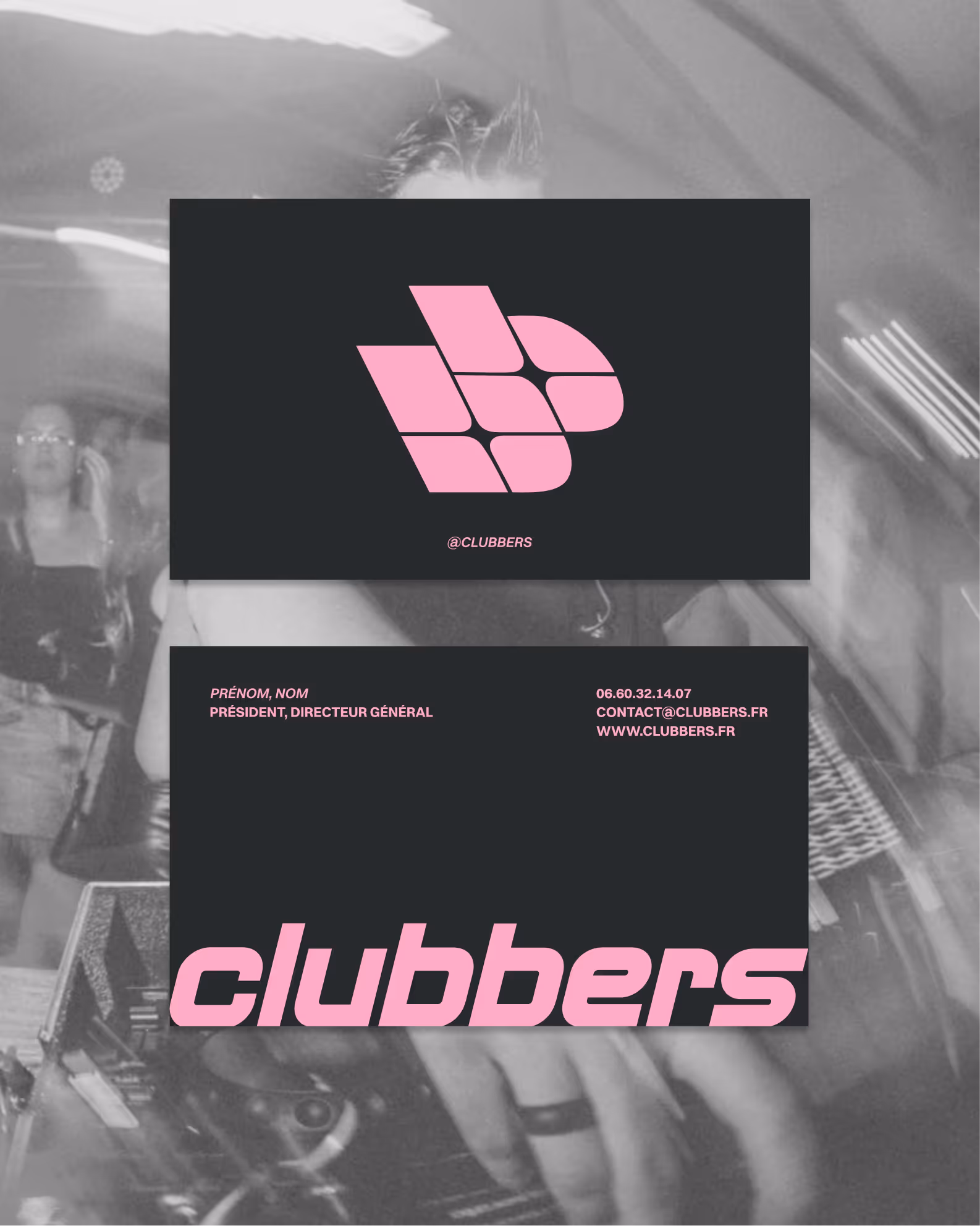 Carte de visite Clubbers
