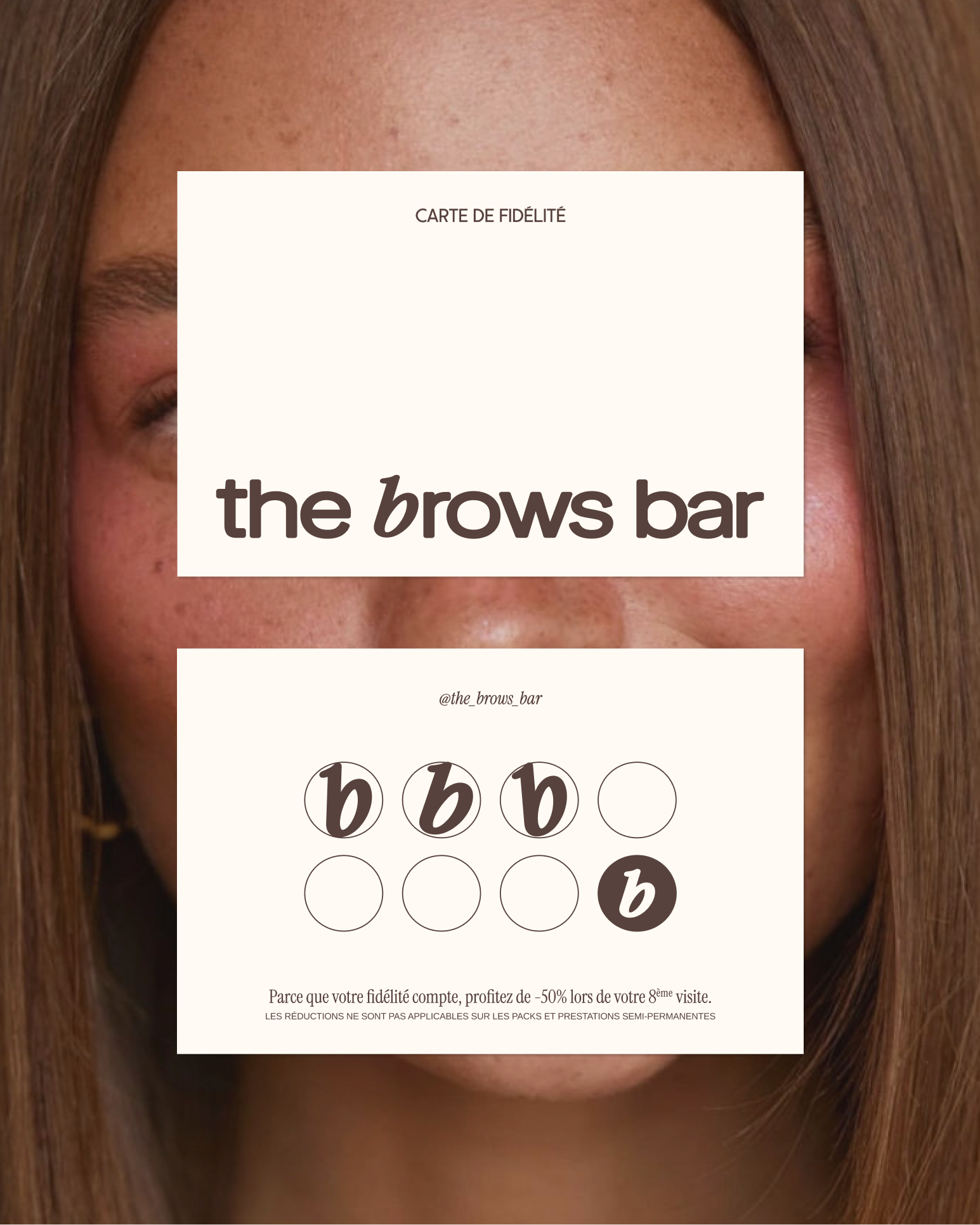 Carte de fidélite The Brows Bar