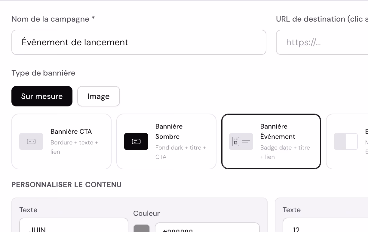 Campagnes de bannières GENSY.EMAIL