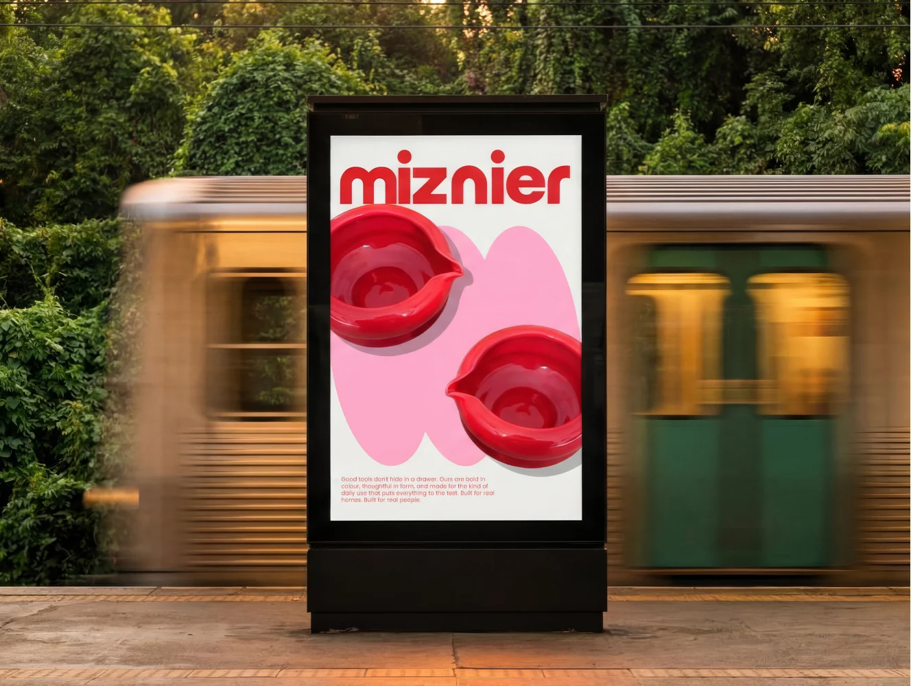 Miznier vertical banner application