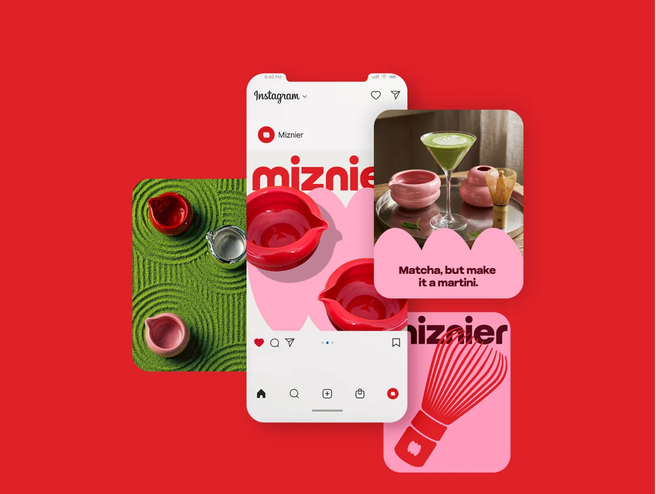 Miznier graphic social posts