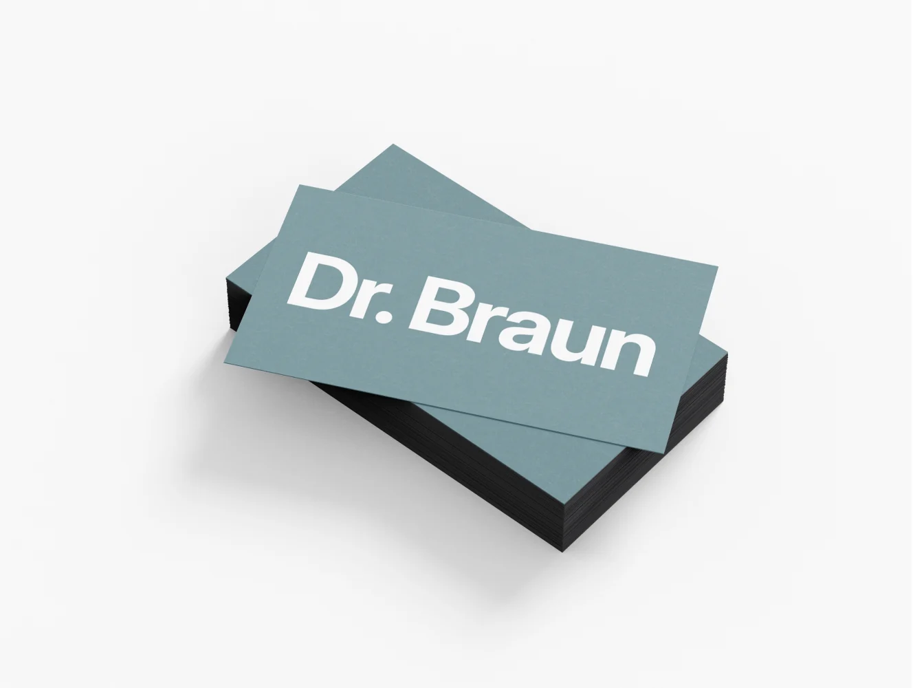 Dr Braun business cards