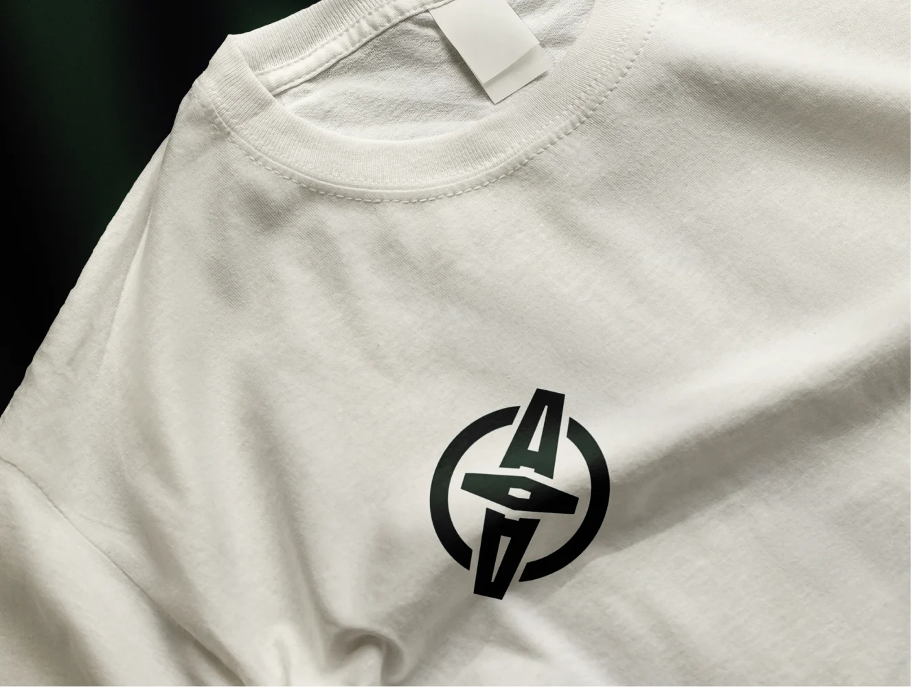 Altoura brand collateral on a t-shirt