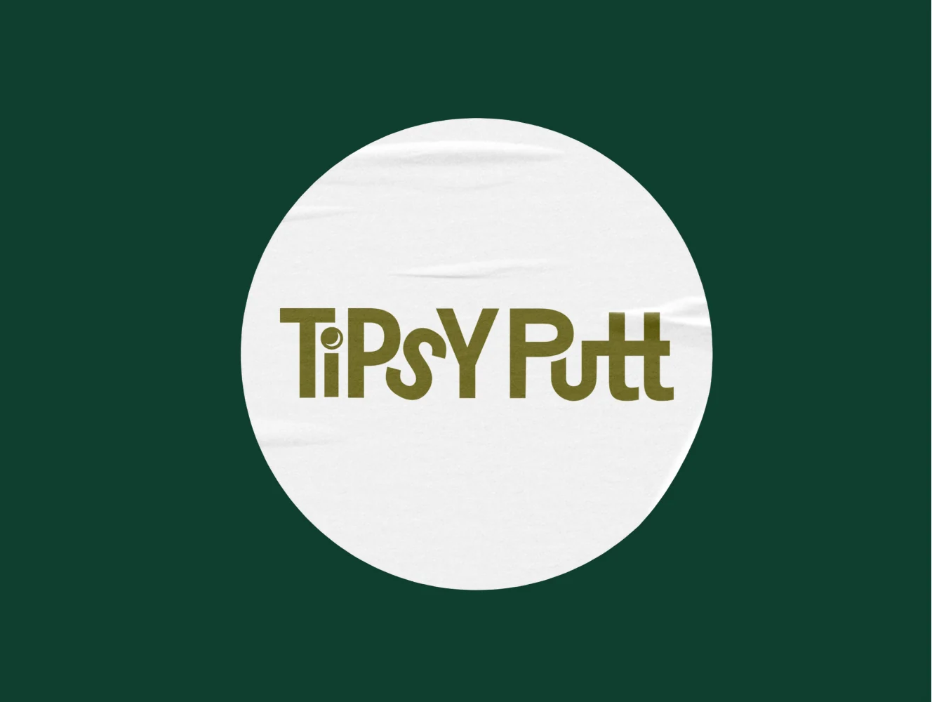 Tipsy Putt brand collateral