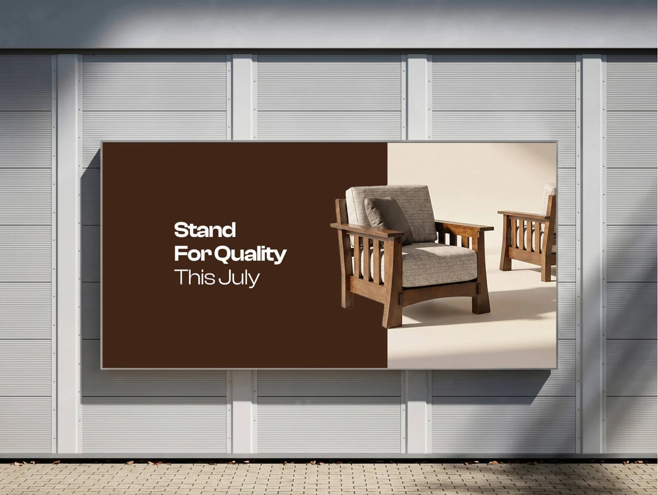 Amish Traditions ad banner design