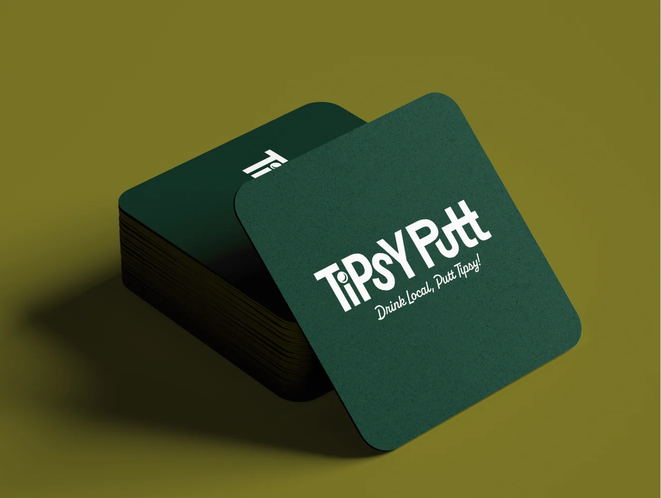 Tipsy Putt brand collateral