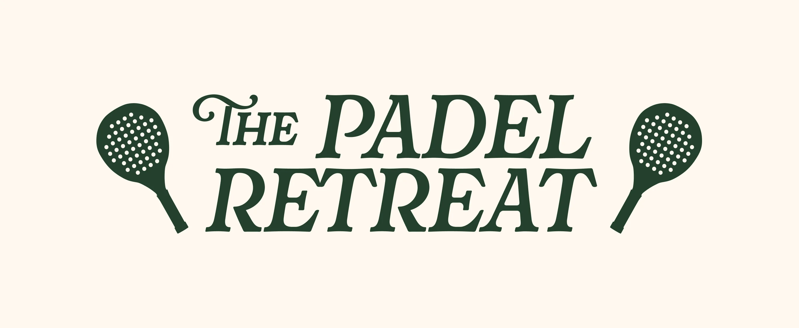 The Padel Retreat primary logo