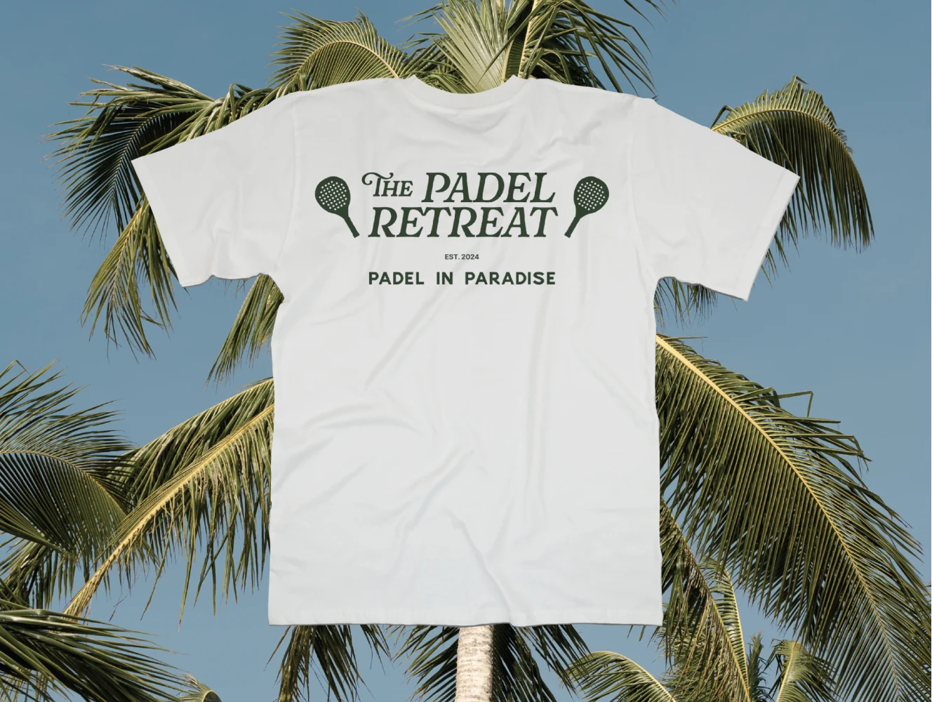The Padel Retreat t-shirt design